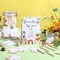 Baby Shower Advice Cards for New Parents to Be - Tip Jar Sign Parenting Advice Cards 10 HB Pencils 2 Cute Stickers 1 Pet Bottle for Guests Games(Woodland)